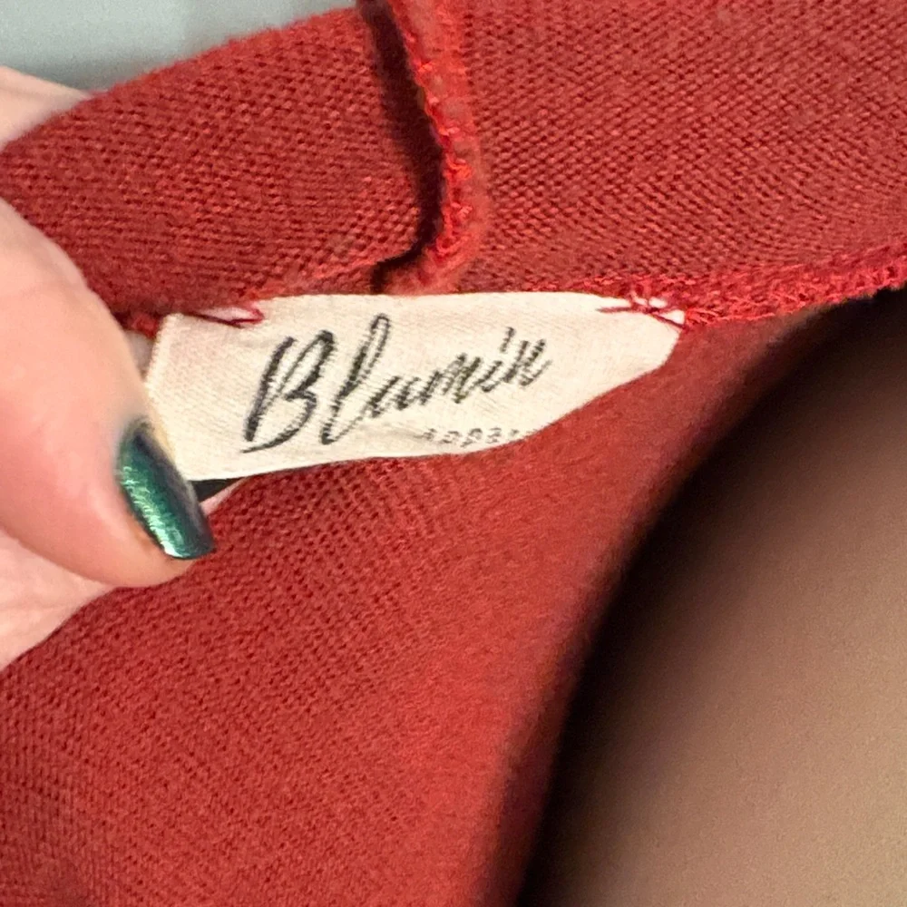 Women's Red Zip-Up Hooded Sweatshirt with Black Trim - Picture 2 of 6